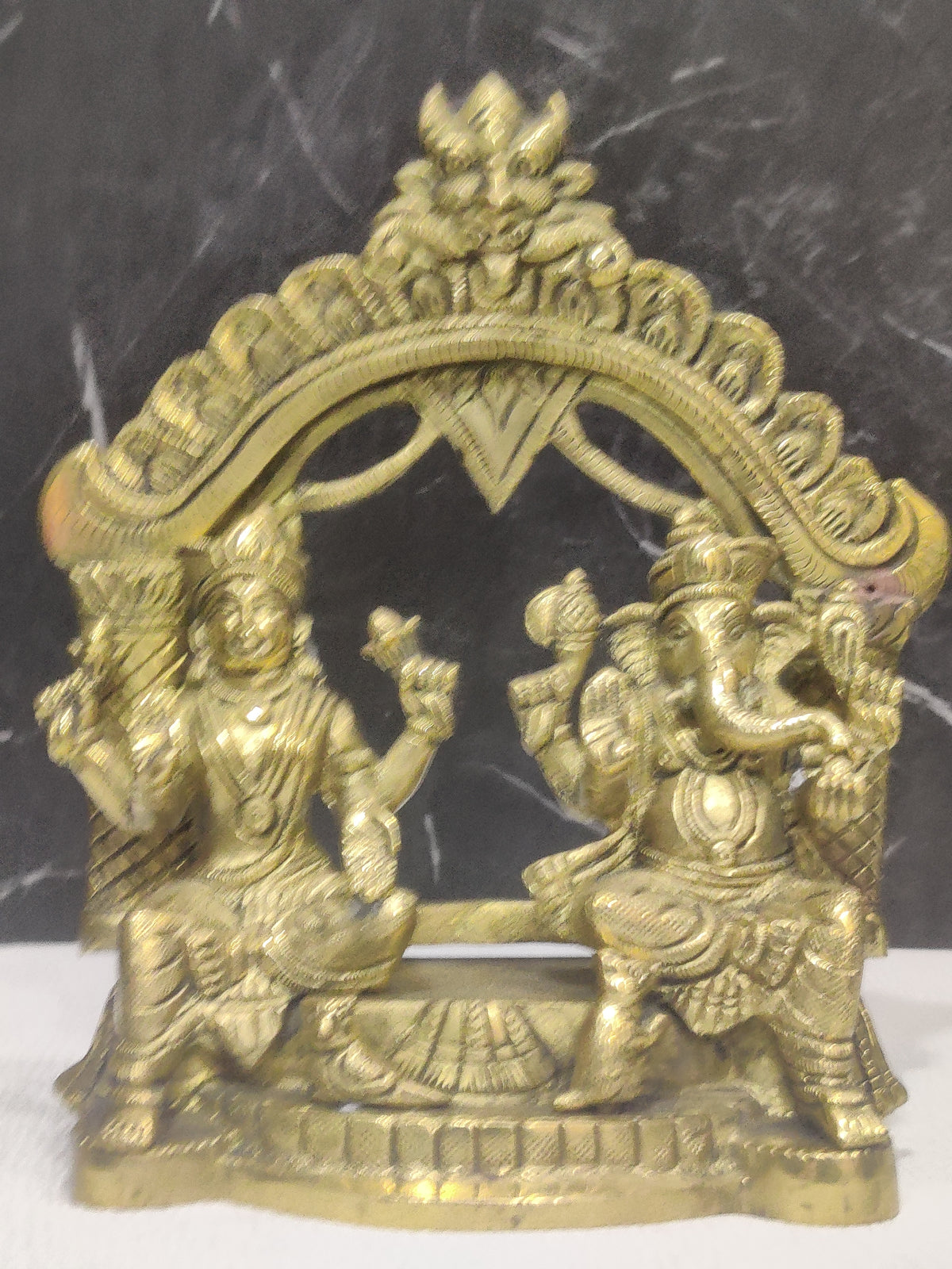 Sacred Duo: Ganesha & Lakshmi in One Frame