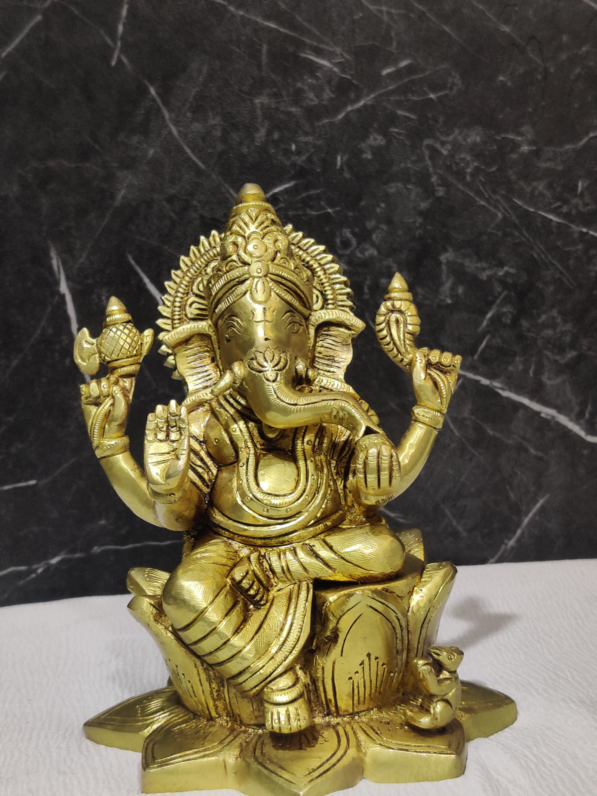 Grand Aura: Ganesha & Lakshmi Supreme Idol